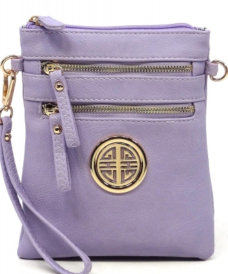 Fashion Logo Cross Body Bag WU002L LAVENDER